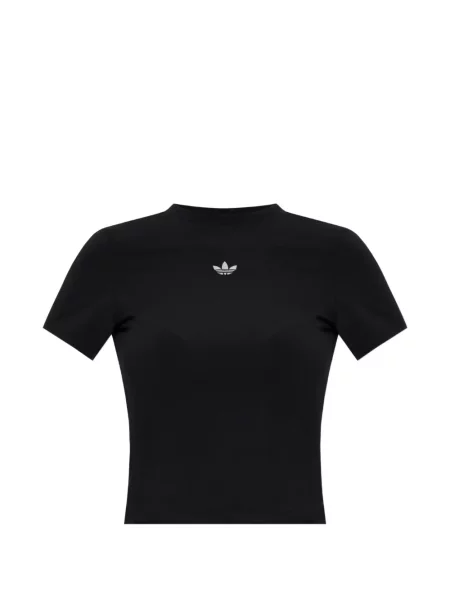 Бягане тениска Adidas бродирана с пейсли десен жълто