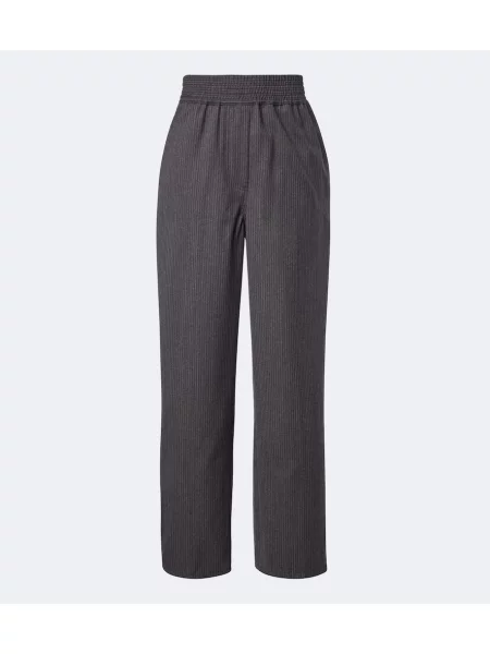 Pantaloni Jacquemus de lână gri