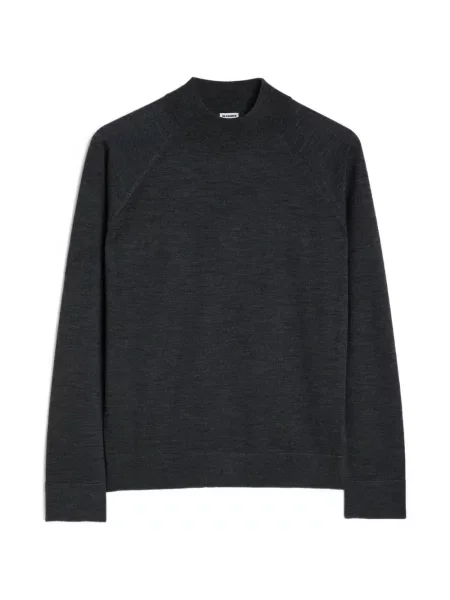 Ușor pulover Jil Sander de lână gri