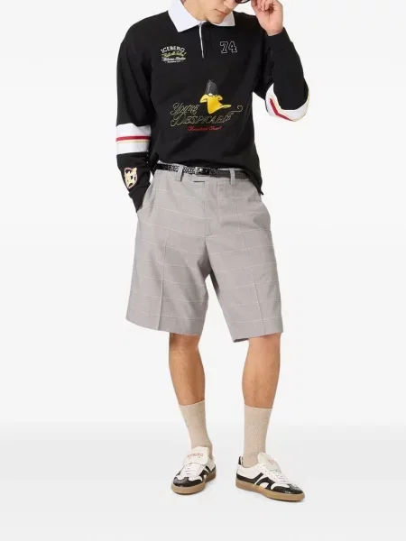 Μακρύς polo Iceberg με σχέδιο μαύρο