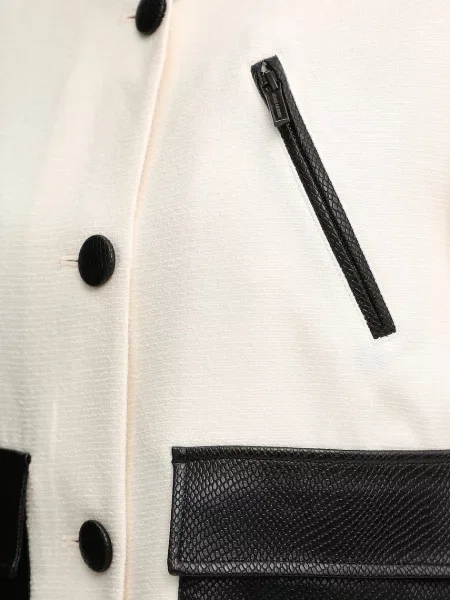 Піджак Armani Exchange однобортний візерунок бежевий