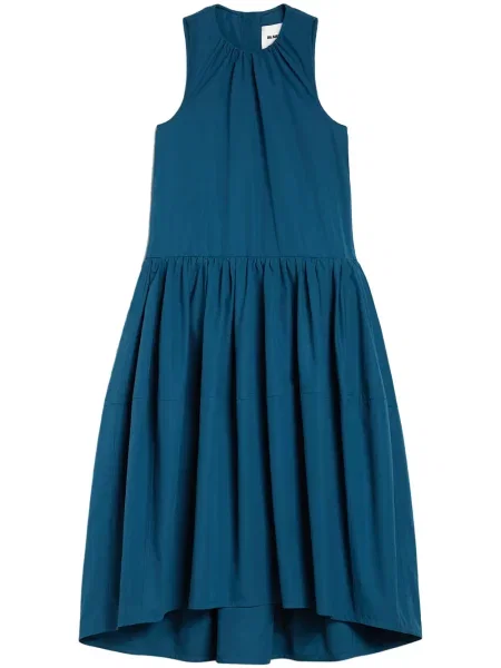 Midi haljina Jil Sander plava