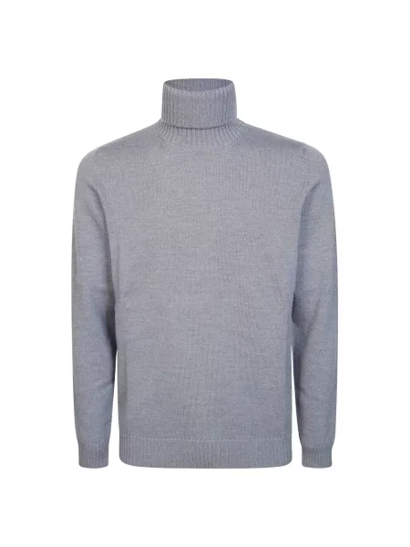 Sweter Drumohr wełniany szary