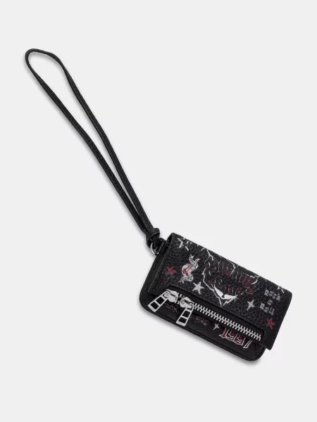 Usnjen obesek za ključe ZADIG&VOLTAIRE črna