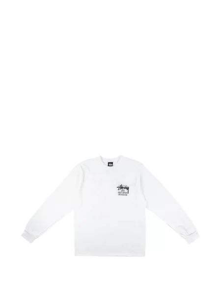 Street hosszú póló Stüssy fehér