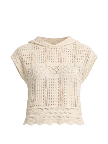 Top Twinset tricotate cu glugă