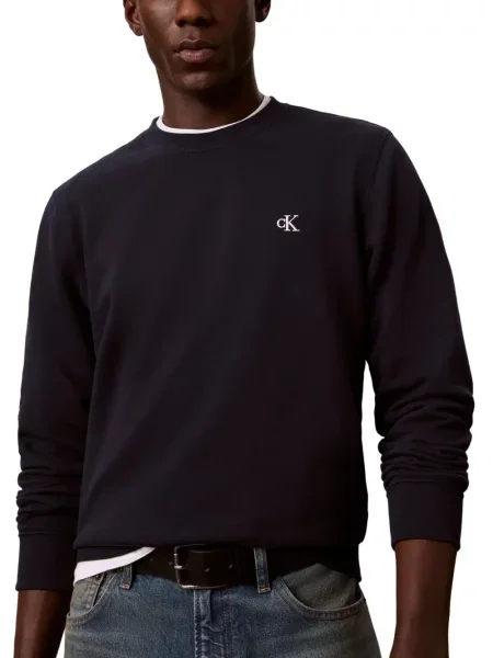Hanorac Calvin Klein cu broderie albastru