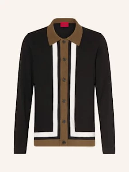 Hugo Kardigan Splon schwarz biały