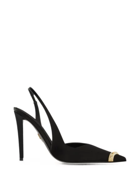 Pantofi cu toc Giuseppe Zanotti slingback negru