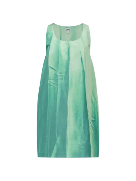 Rochie Loewe fără mâneci verde