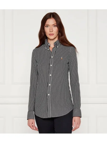 POLO RALPH LAUREN Cămașă | knit oxford negru