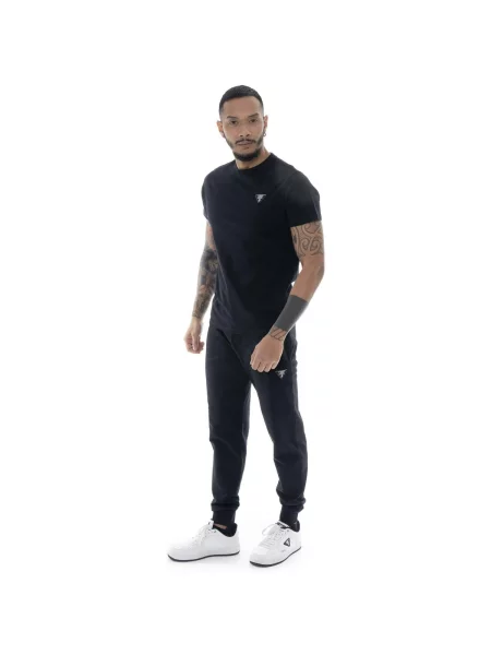 Scurt tricou Leone 1947 cu mâneci scurte negru