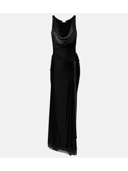 Rochie Rabanne din jerseu negru