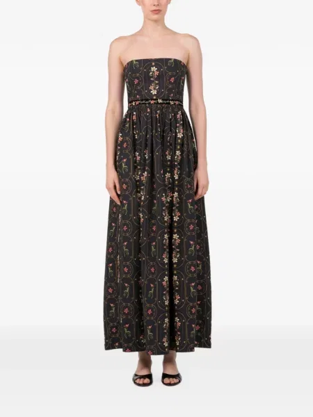 Rochie maxi Agua By Agua Bendita negru
