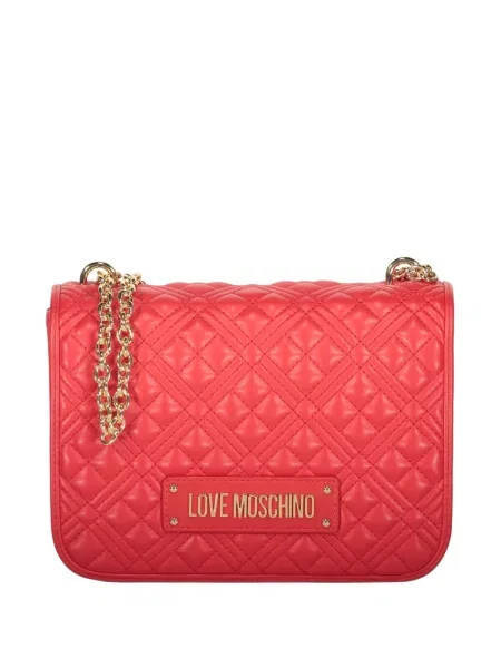 Colier Love Moschino matlasat roșu