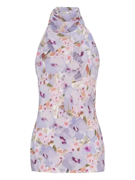 Top Balmain cu imagine violet