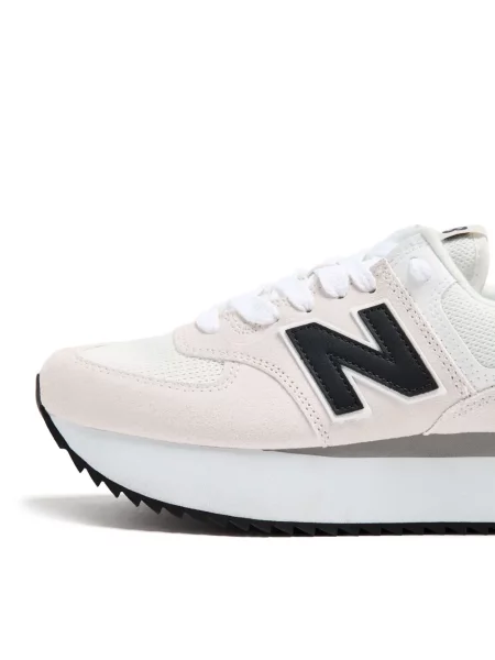 Sneakerși New Balance 574 alb