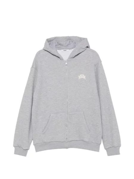 Bluza z kapturem dziecięca Msgm szara