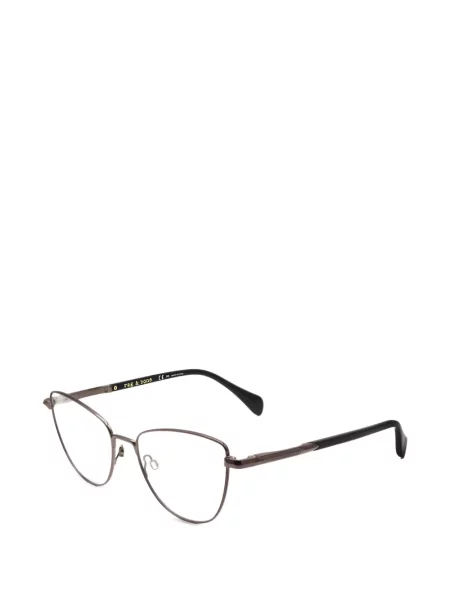 Ochelari de soare Rag & Bone cu imprimeu geometric gri