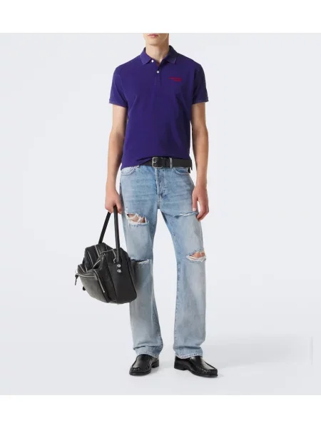 Džínsy s rovným strihom Acne Studios modrá