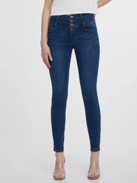 Blugi skinny Orsay skinny fit albastru