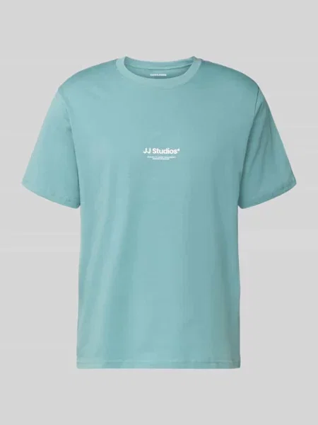 T-shirt z logo i okrągłym dekoltem Jack & Jones