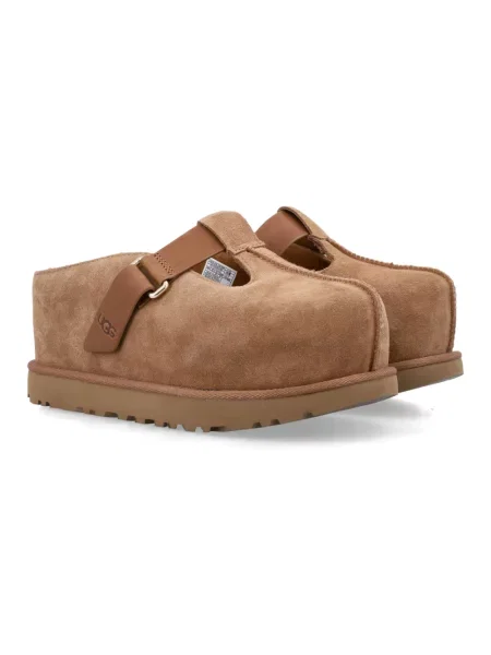 Klapki Ugg zamszowe brązowe