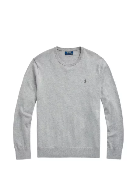 Matlasat tricou polo Polo Ralph Lauren cu decolteu rotund cu autograf roșu