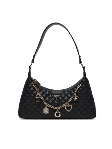 Guess Дамска чанта Everlee черен