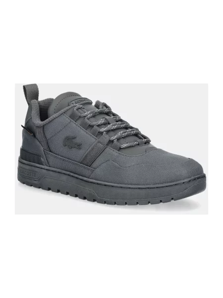 Sneakersy Lacoste skórzane szare