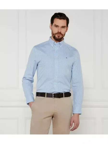 Tommy Hilfiger Cămașă Poplin albastru