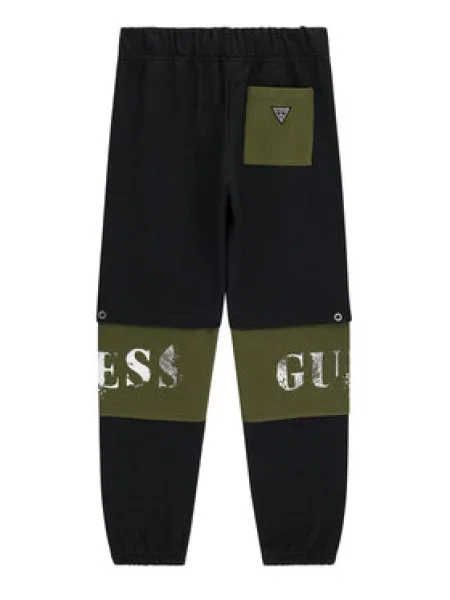 Guess Sportinės kelnės juoda