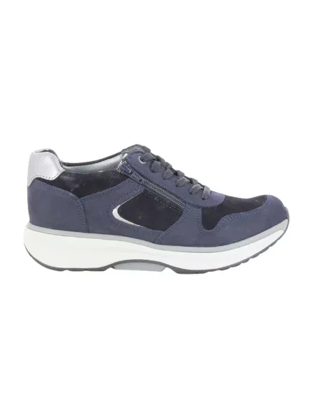 Sneakersy Xsensible skórzane niebieskie
