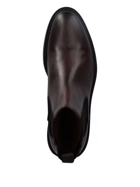 Botine chelsea Boss maro
