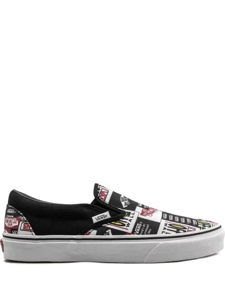 Sneakerși Vans slip-on negru