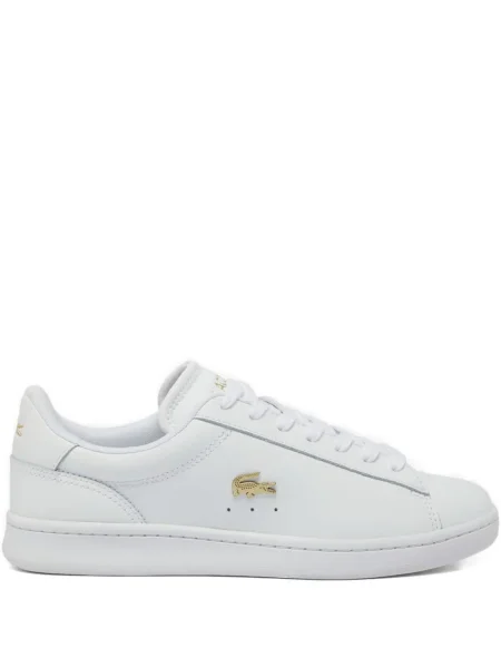 Sneakerși Lacoste din piele alb