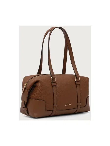 Shopperka Michael Kors skórzana brązowa