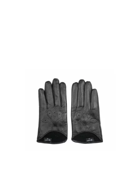 Кожаные перчатки Estro черные