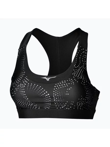 Sportovní podprsenka Mizuno Alpha Padded black/apricot ice černá
