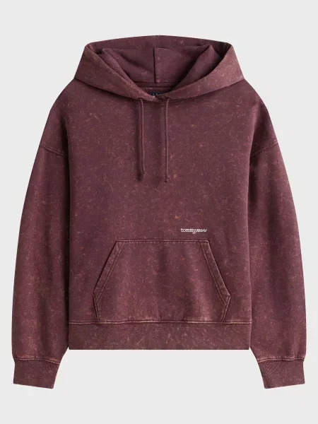 Толстовка Tommy Jeans бордовая