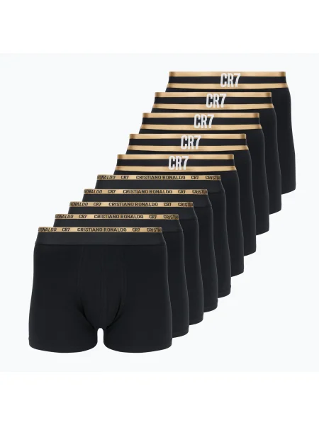 Boxeri bărbați Basic Trunk 10 perechi black negru
