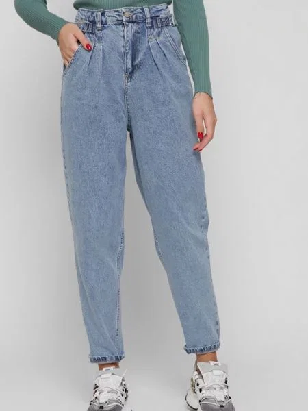 CARICA ­ Джинсы мом блакитні