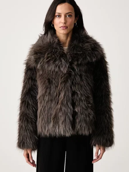 DKNY jachetă scurtă pentru femei maro