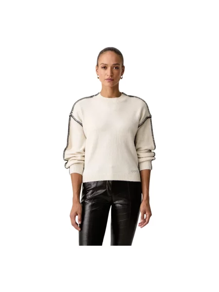 Sweter Guess wełniany beżowy