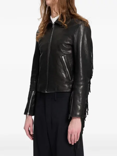 Geanta de piele Ann Demeulemeester negru