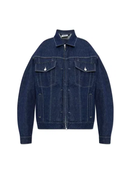 VETEMENTS kurtka jeansowa Hip-Hop Denim granatowy przejściowa niebieska