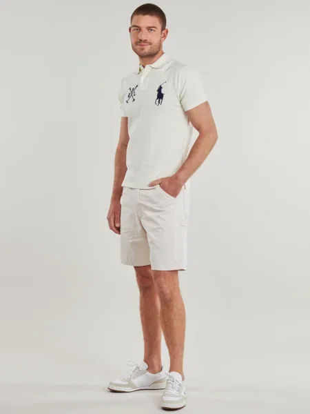 Pantaloni Polo Ralph Lauren scurte alb