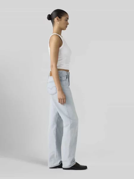 Jeansy o kroju tapered fit z mieszanki bawełny w fasonie z 5 kieszeni Levi's® 300
