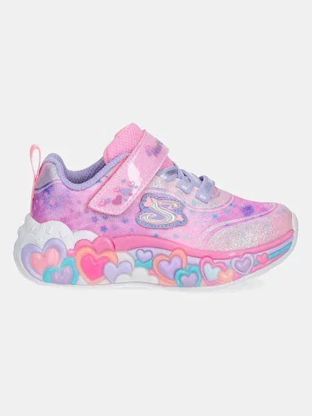 Skechers Detské tenisky ETERNAL HEART LIGHTS ružová