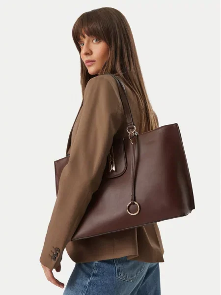 Kabelka LOVE MOSCHINO hnedá